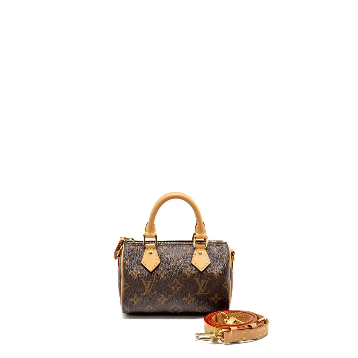 LOUIS VUITTON NANO SPEEDY MONOGRAM CANVAS GHW