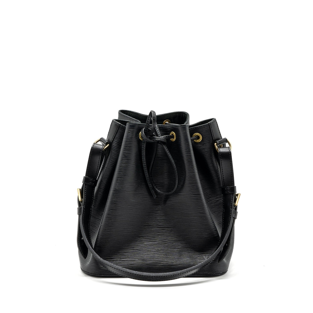 LOUIS VUITTON PETIT NOE EPI LEATHER BLACK GHW