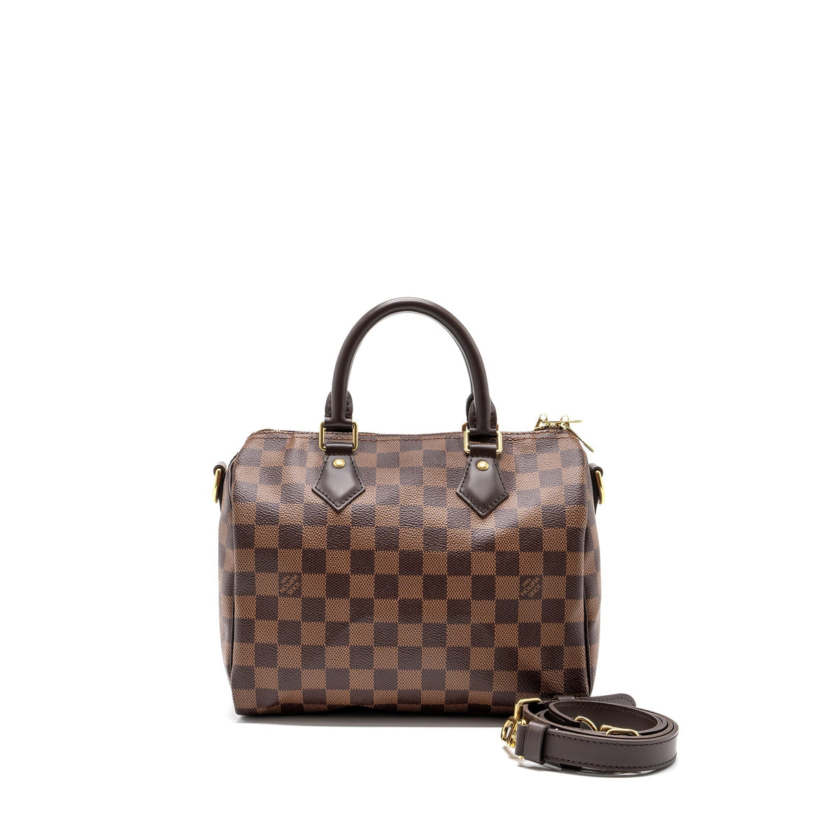 LOUIS VUITTON SPEEDY 25 DAMIER EBENE GHW