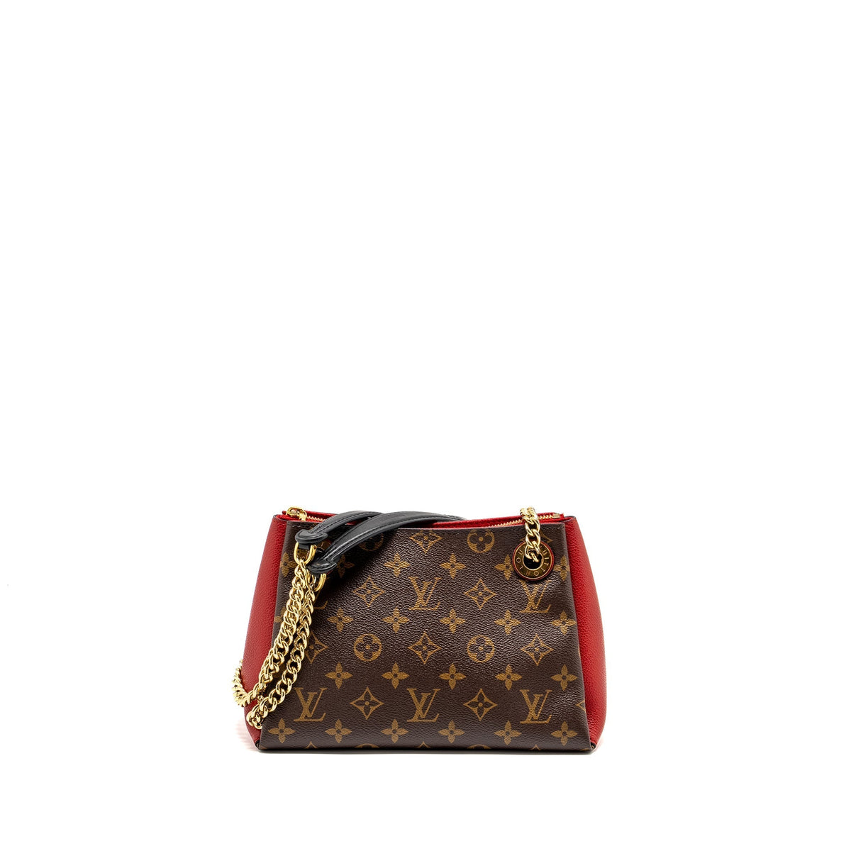 LOUIS VUITTON SURENE BB MONOGRAM CANVAS RED GHW