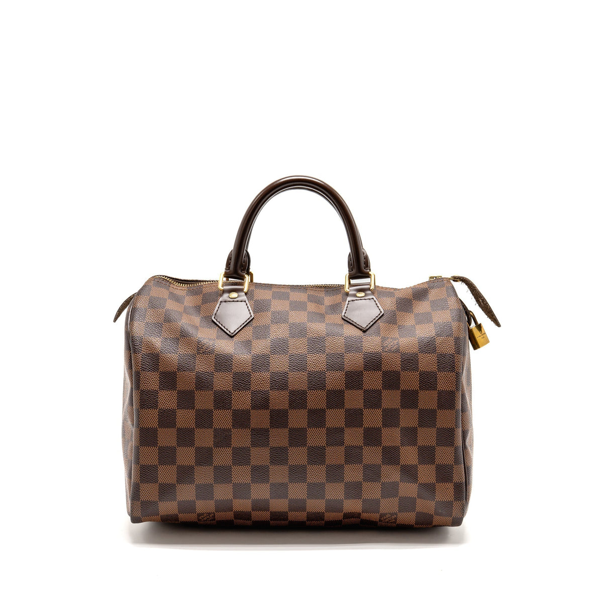 LOUIS VUITTON SPEEDY 30 DAMIER EBENE CANVAS GHW