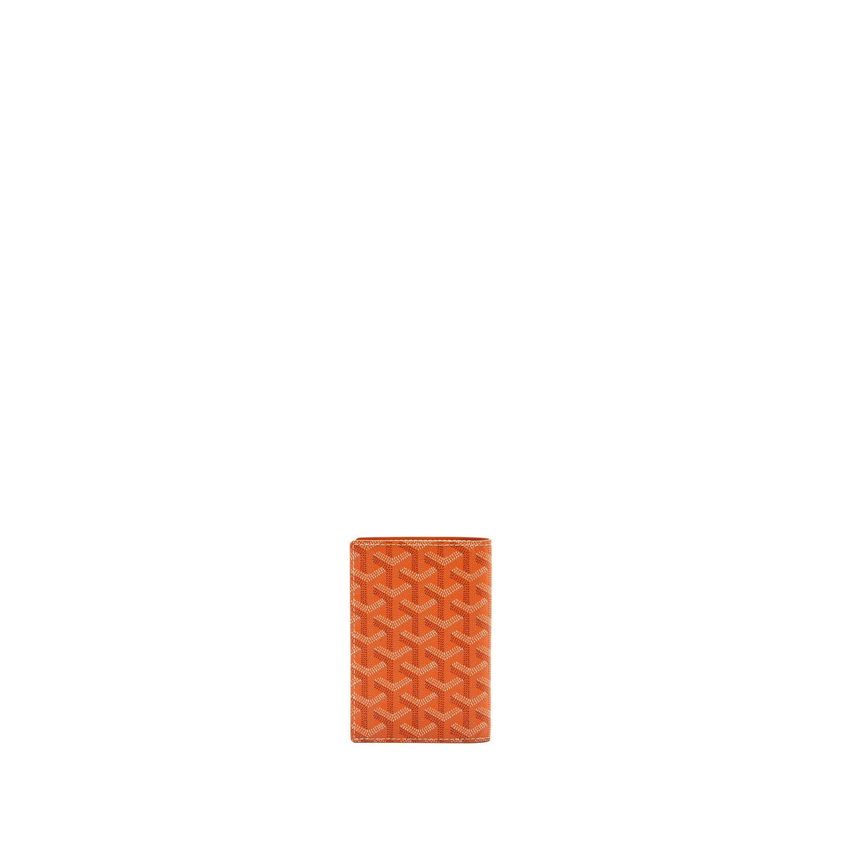 GOYARD PASSPORT HOLDER CANVAS ORANGE