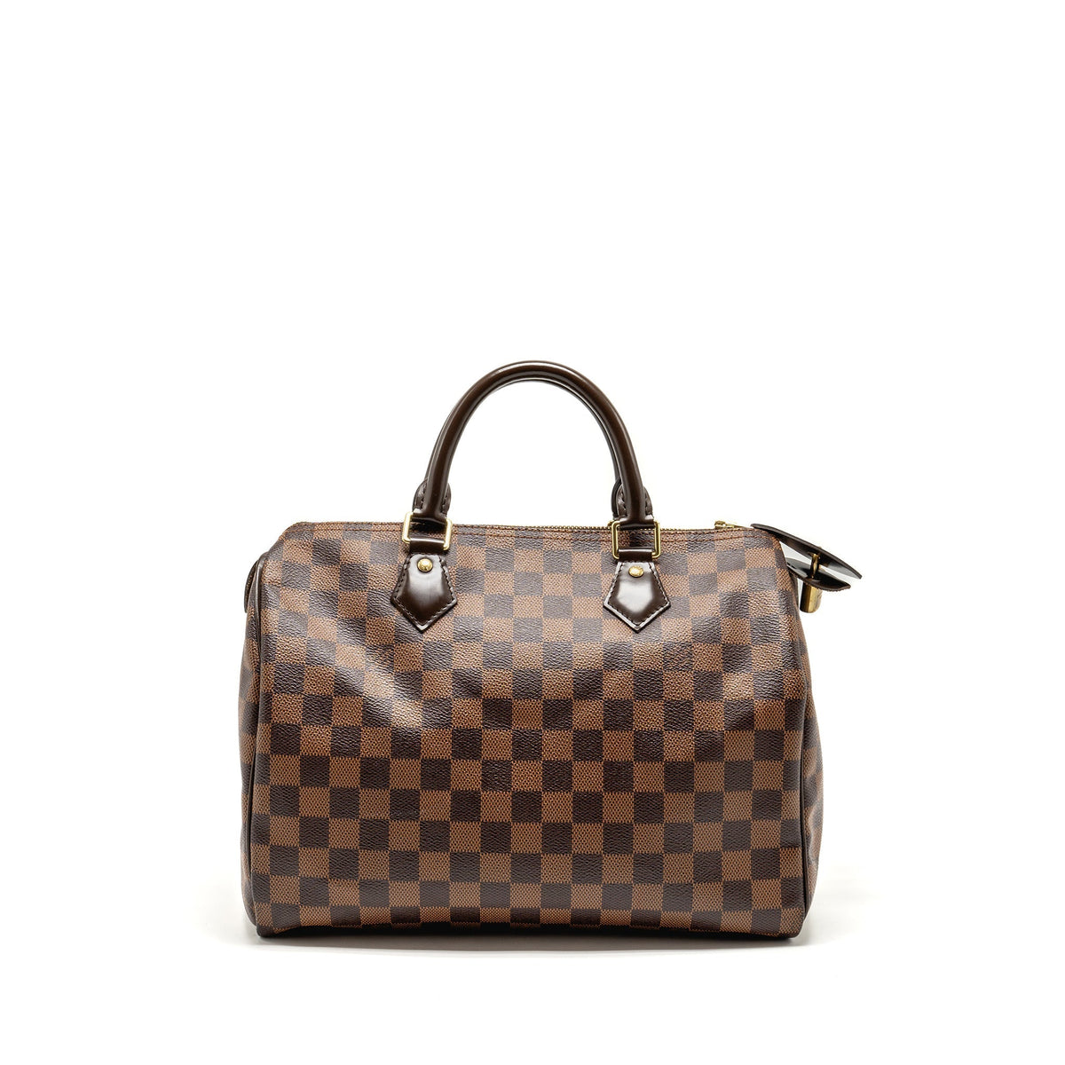 LOUIS VUITTON SPEEDY 30 DAMIER EBENE CANVAS GHW