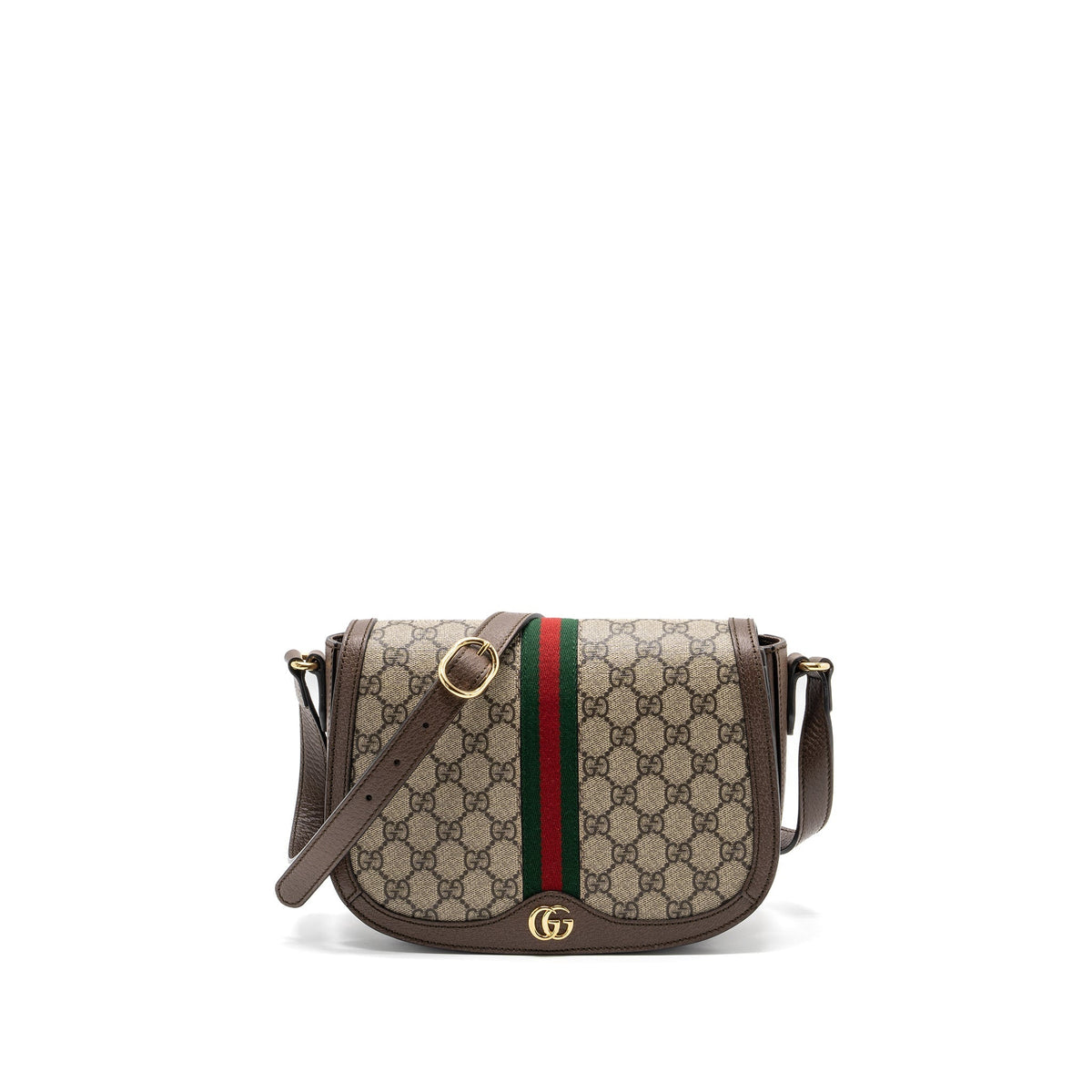 GUCCI OPHIDIA GG SHOULDER BAG GG SUPREME CANVAS GHW