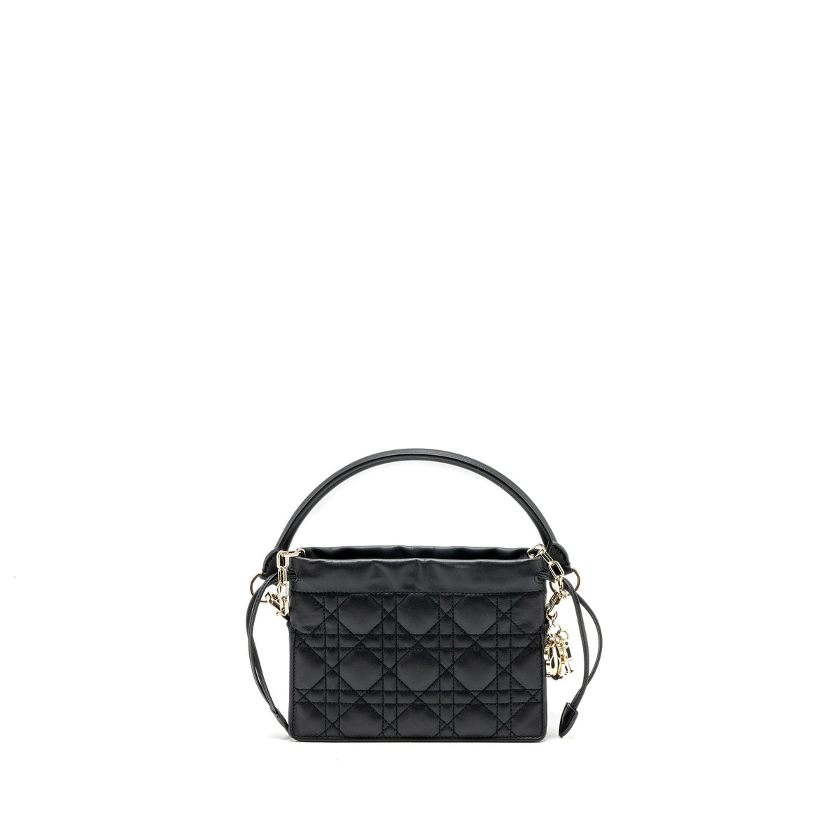 DIOR MILLY CROSSBODY BAG LAMBSKIN BLACK LGHW