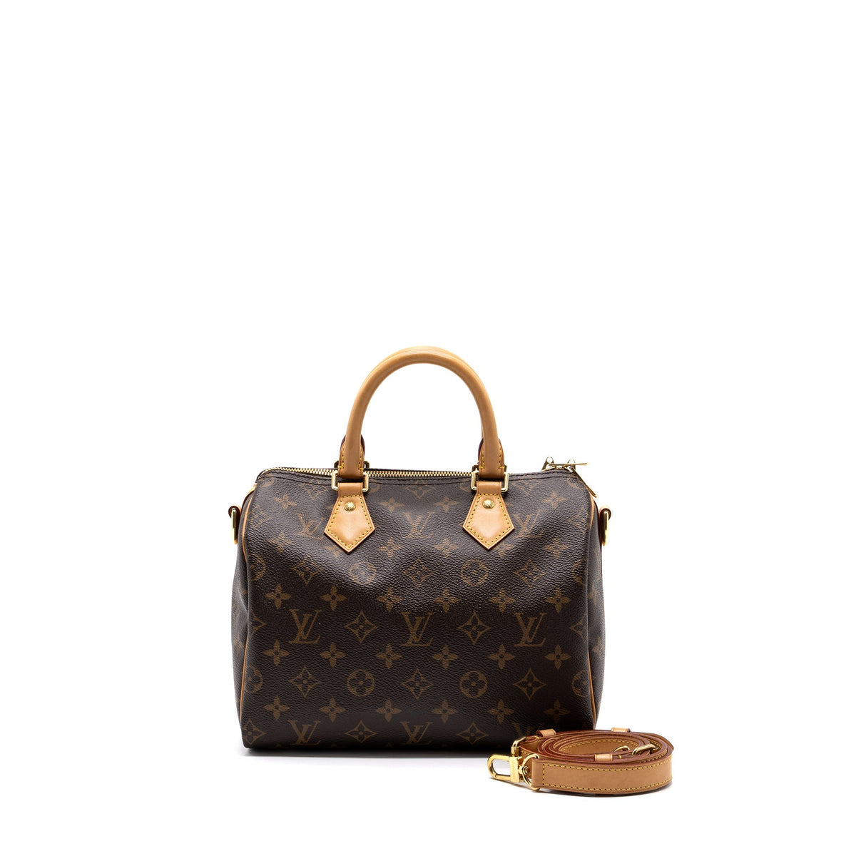 LOUIS VUITTON SPEEDY BANDOULIERE 25 MONOGRAM CANVAS GHW