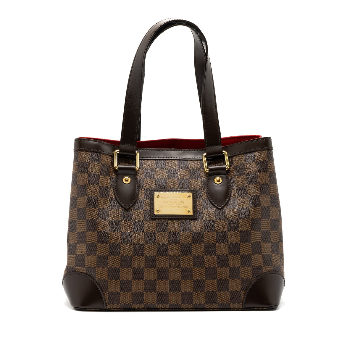 LOUIS VUITTON HAMSTEAD TOTE BAG DAMIER EBENE GHW