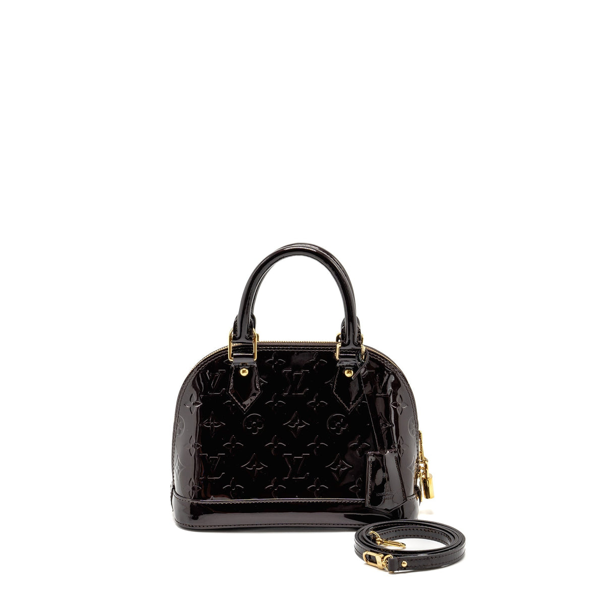 LOUIS VUITTON ALMA BB PATENT AMATANTE GHW