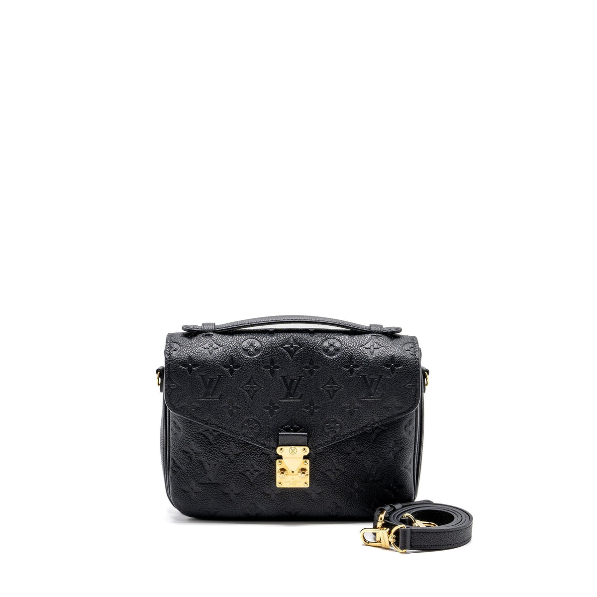 LOUIS VUITTON POCHETTE MÉTIS MONOGRAM EMPREINTE BLACK GHW (NEW VERSION)