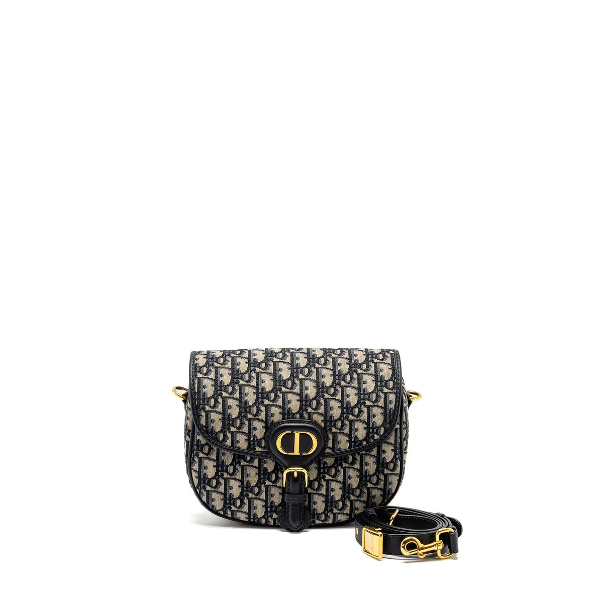 DIOR MEDIUM BOBBY BAG OBLIQUE JACQUARD BLUE GHW