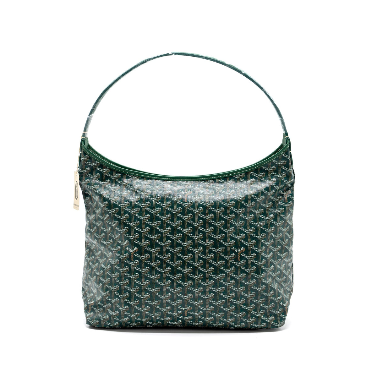 GOYARD BOHEME HOBO BAG CANVAS/ CALFSKIN GREEN SHW