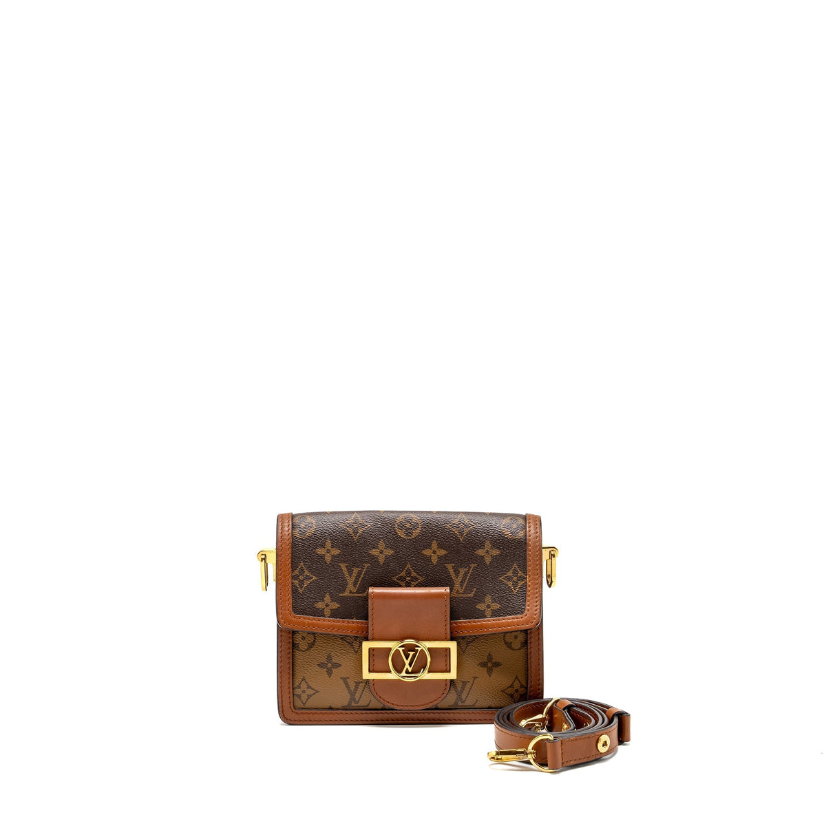 LOUIS VUITTON MINI DAUPHINE MONOGRAM CANVAS GHW