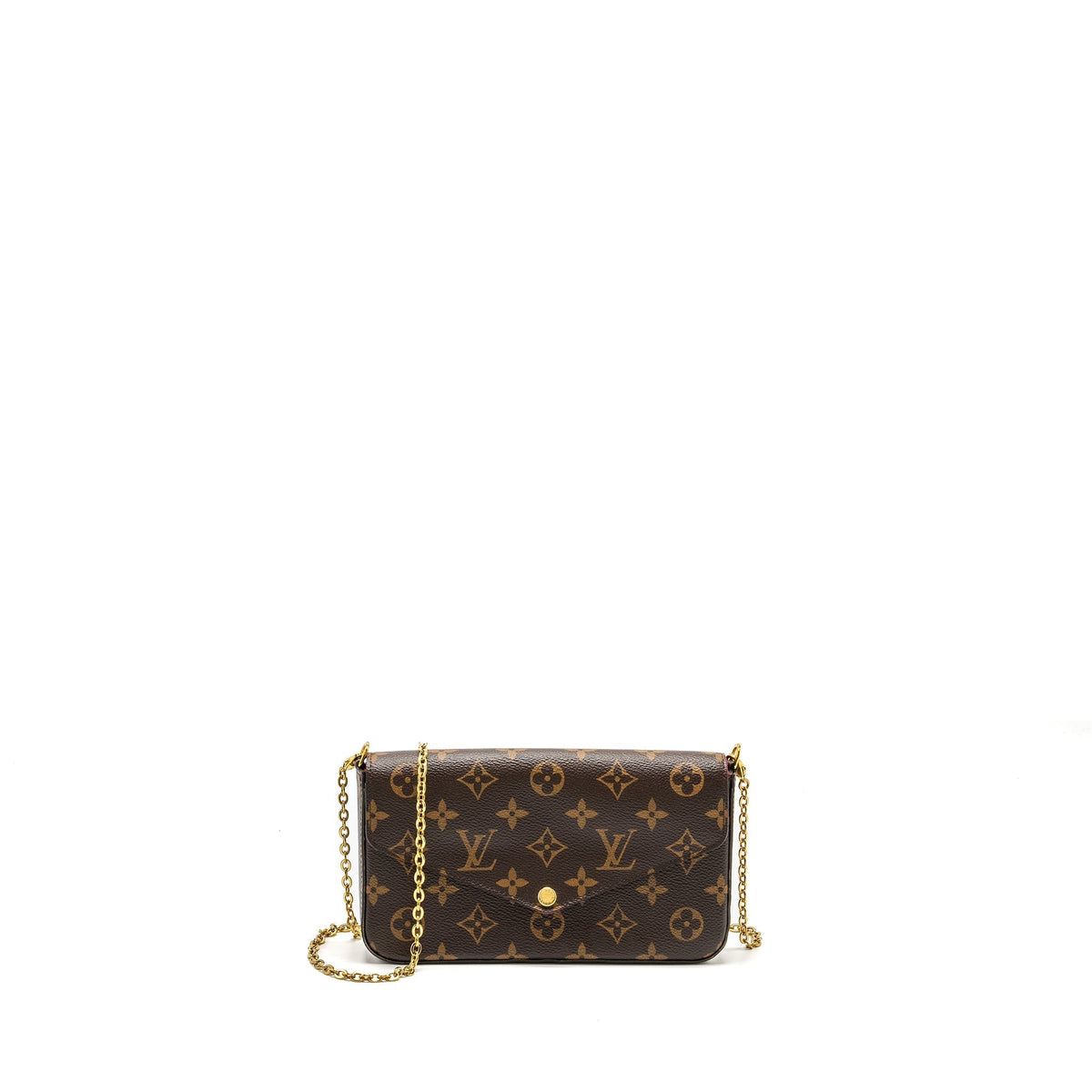 LOUIS VUITTON FELICIE POCHETTE MONOGRAM CANVAS GHW