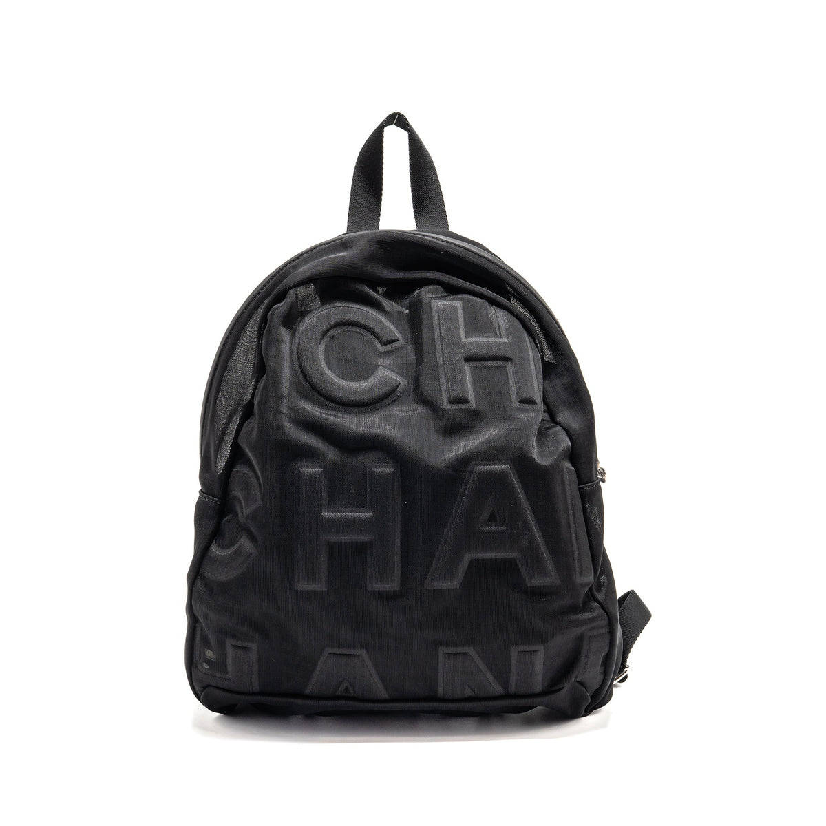 CHANEL COCO NEIGE BACKPACK MESH BLACK SHW