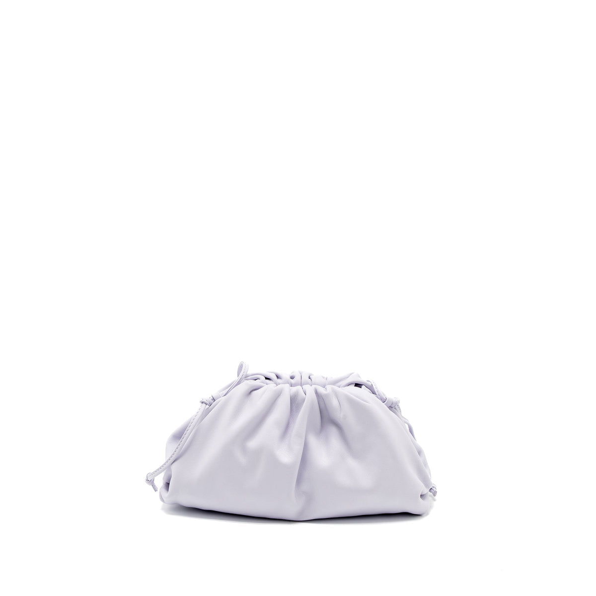 BOTTEGA VENETA MINI POUCH CALFSKIN LIGHT PURPLE GHW