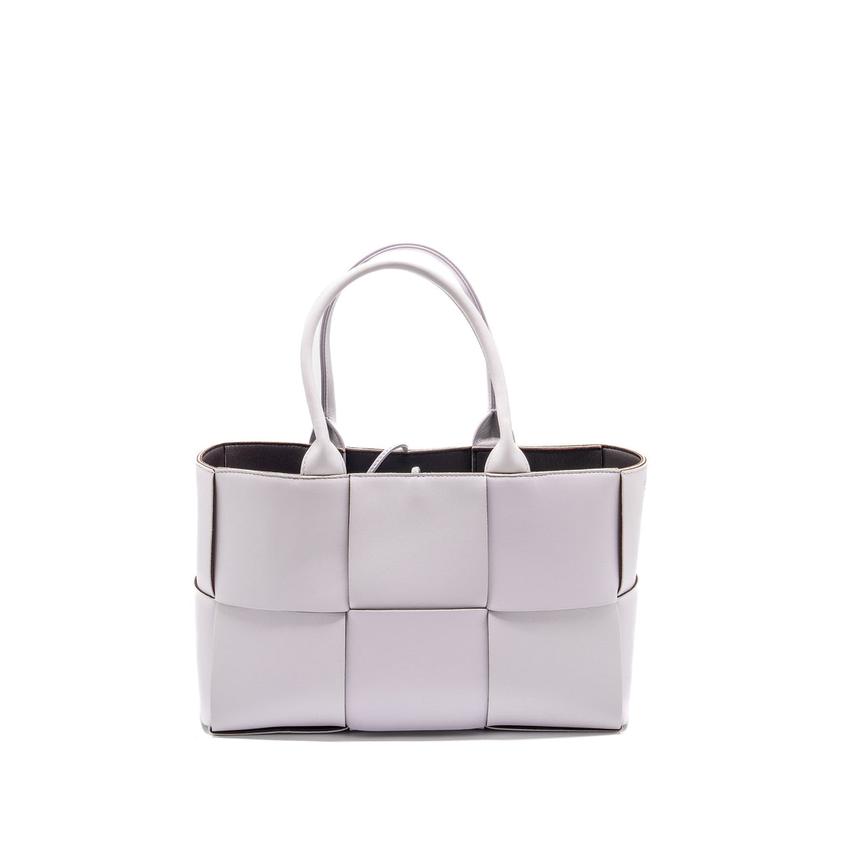 BOTTEGA VENETA SMALL ARCO TOTE BAG LEATHER LIGHT PURPLE SHW