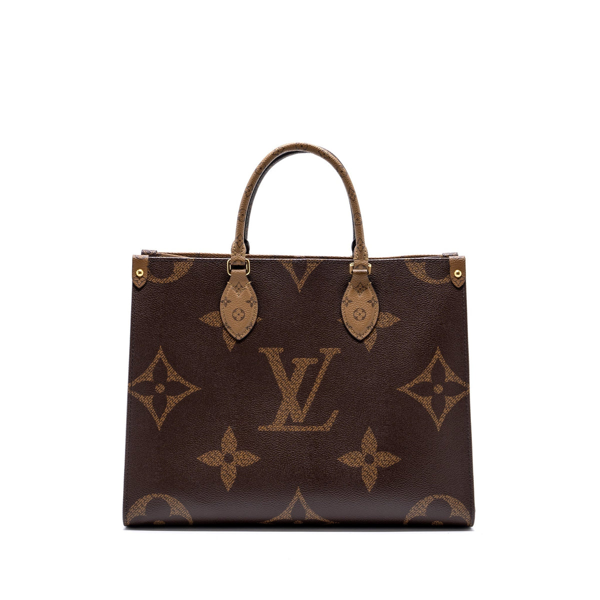 LOUIS VUITTON ONTHEGO MM MONOGRAM REVERSE CANVAS GHW (NEW VERSION)