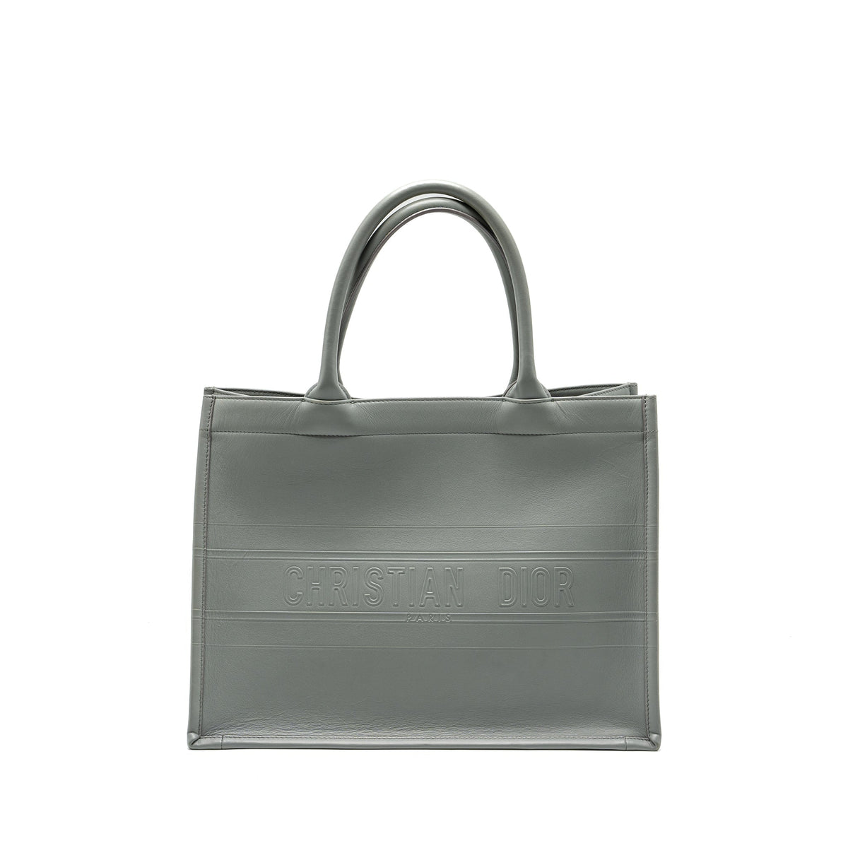 DIOR MEDIUM BOOKTOTE CALFSKIN GREY