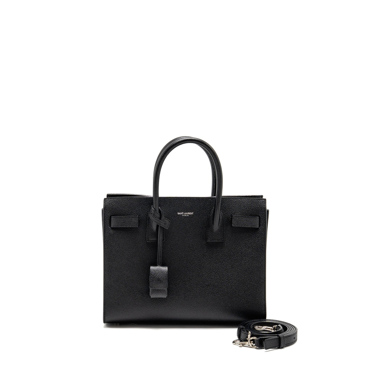 SAINT LAURENT SAC DE JOUR GRAINED CALFSKIN BLACK SHW