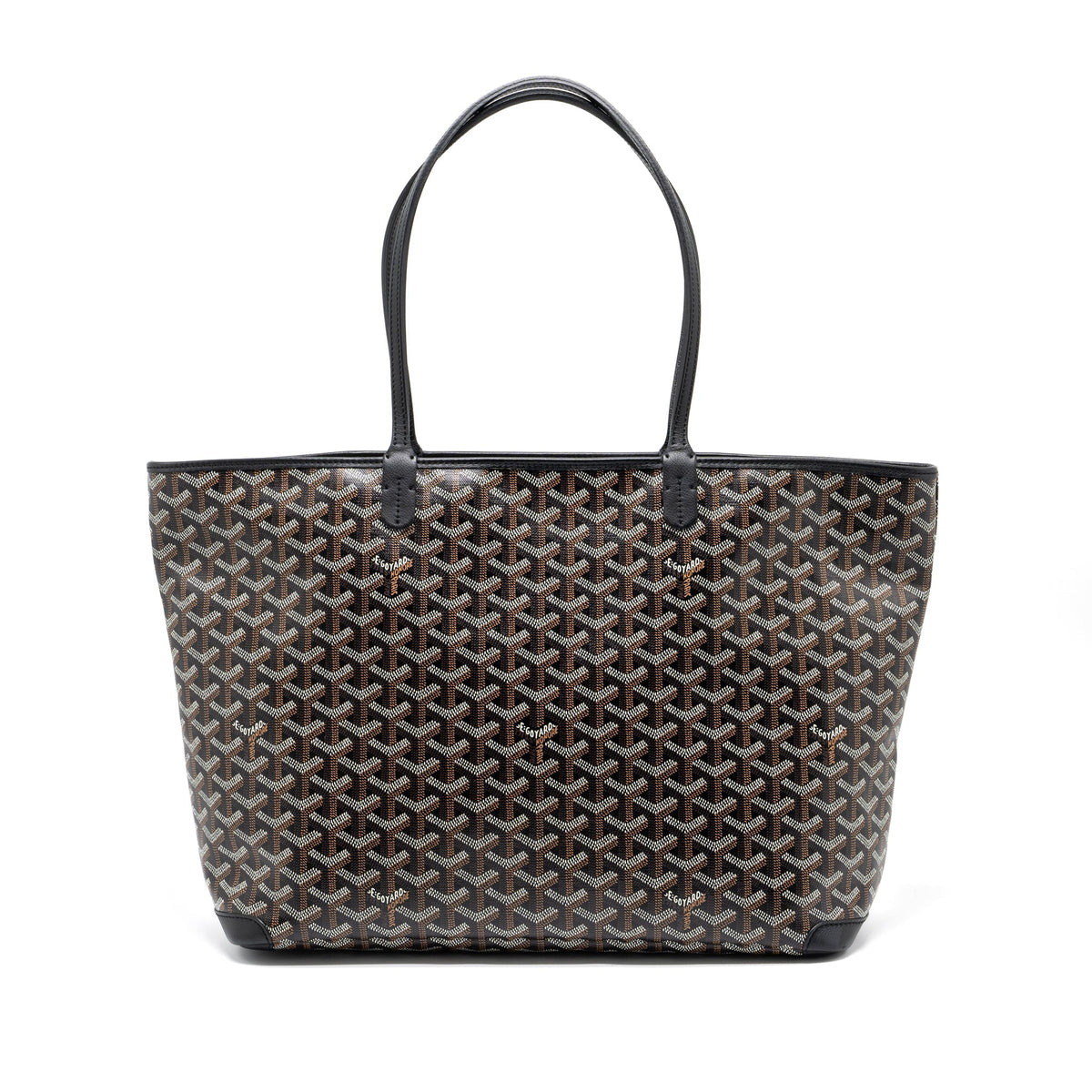 GOYARD ARTOIS TOTE GOYARDINE CANVAS BLACK SHW