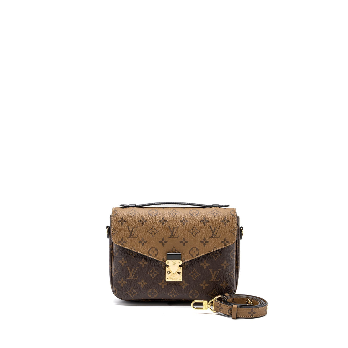 LOUIS VUITTON POCHETTE MÉTIS REVERSE MONOGRAM CANVAS GHW