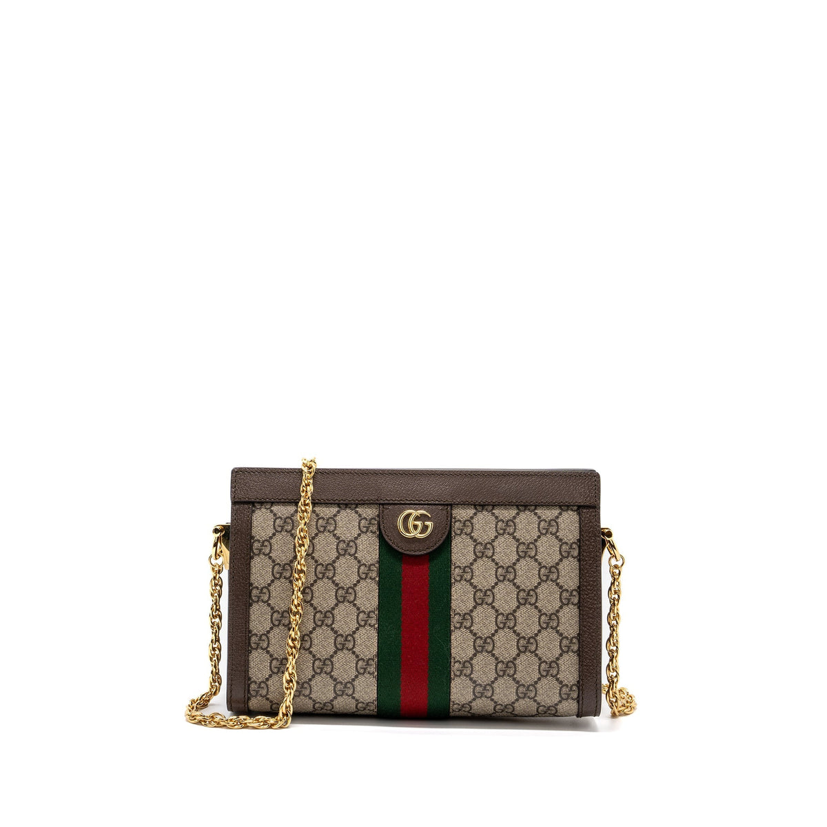 GUCCI OPHIDIA SHOULDER BAG GG SUPREME CANVAS GHW