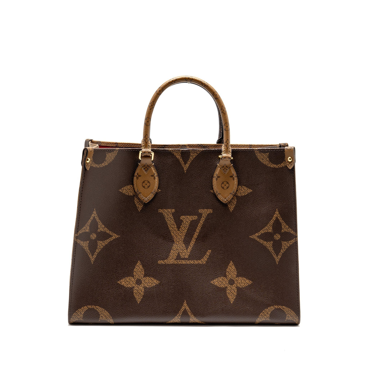 LOUIS VUITTON ONTHEGO MM MONOGRAM/MONOGRAM REVERSE CANVAS GHW