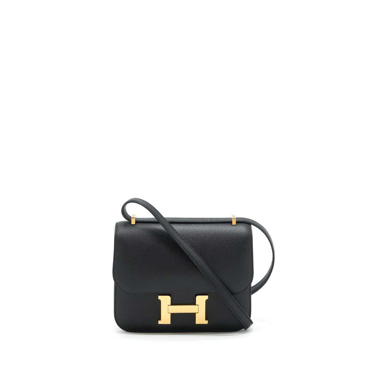 HERMES MINI CONSTANCE EPSOM BLACK GHW