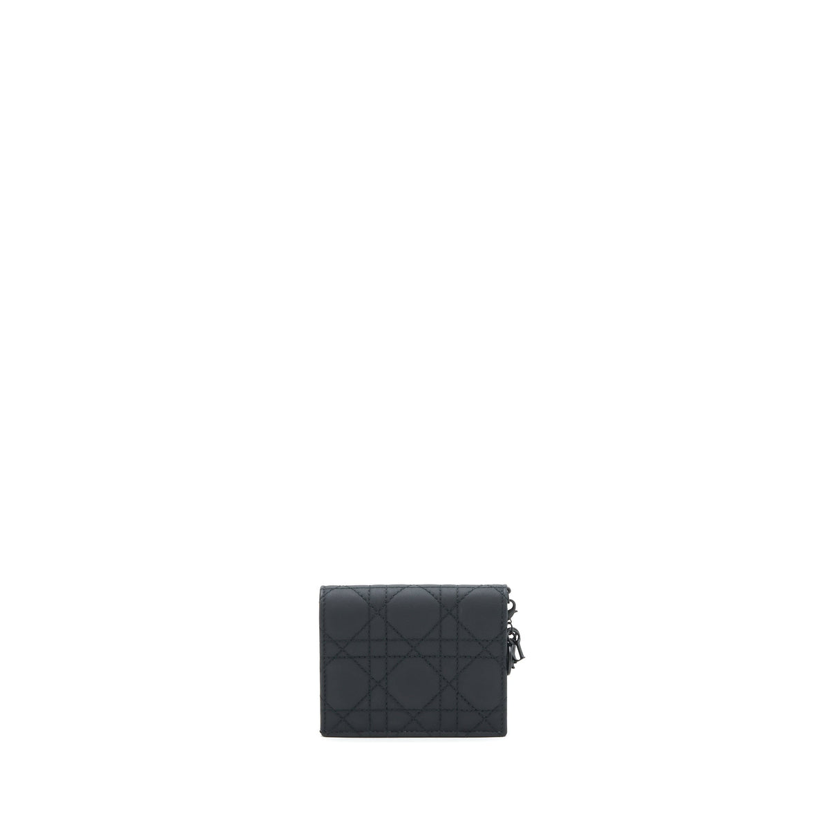 DIOR FLAP CARD HOLDER CALFSKIN SO BLACK