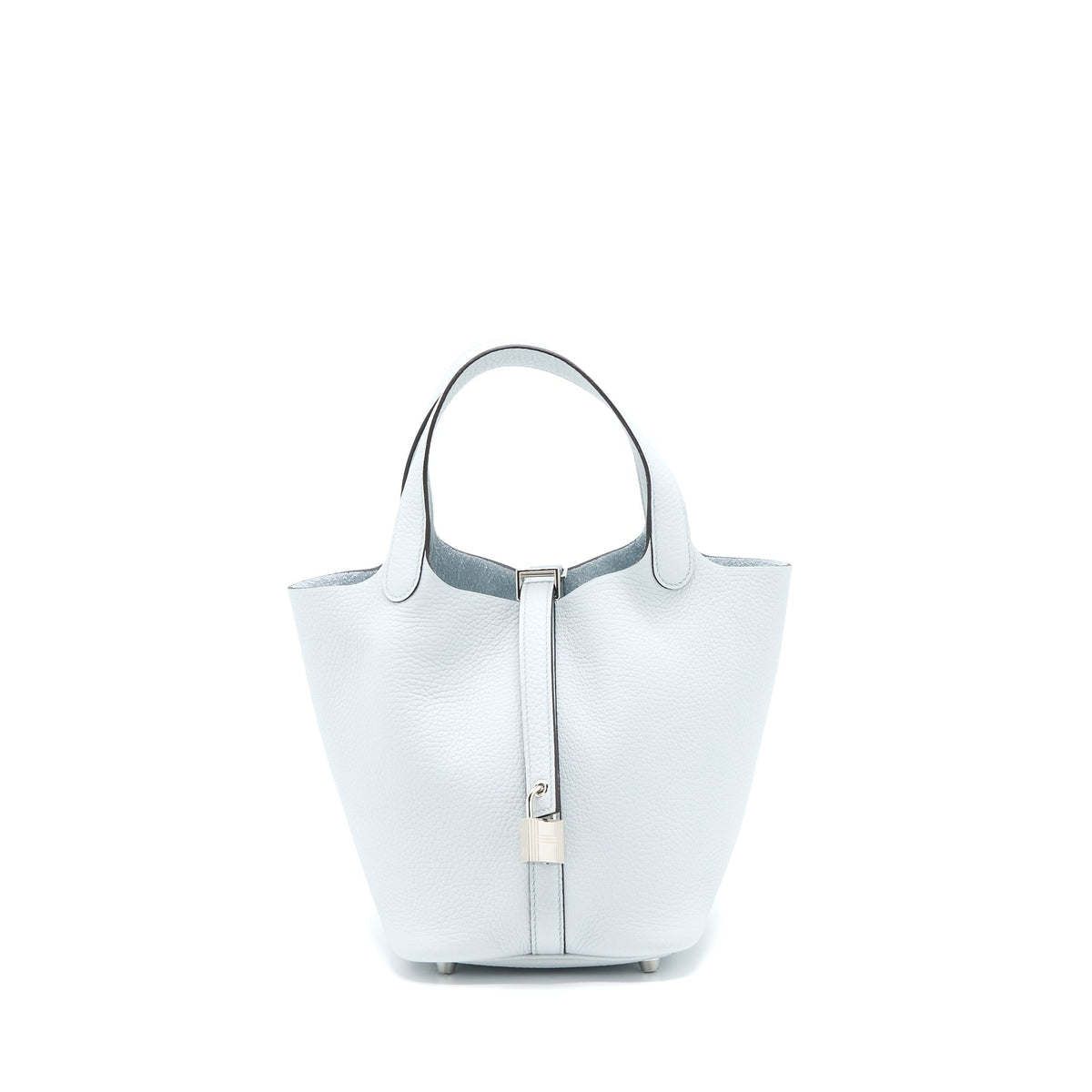 HERMES PICOTIN 18 LOCK BAG CLEMENCE 08 BLUE PALE SHW