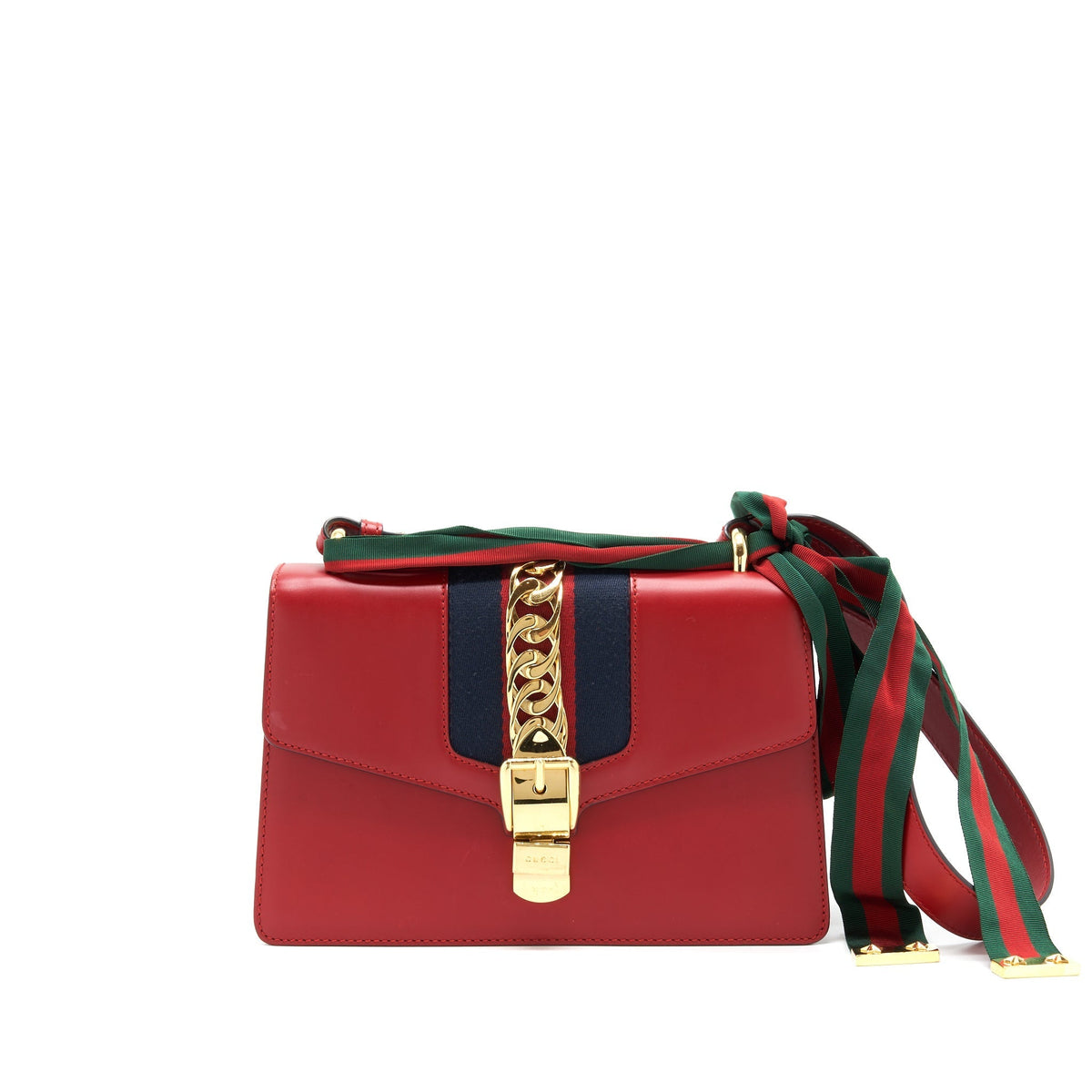 GUCCI SYLVIA BAG RED GHW