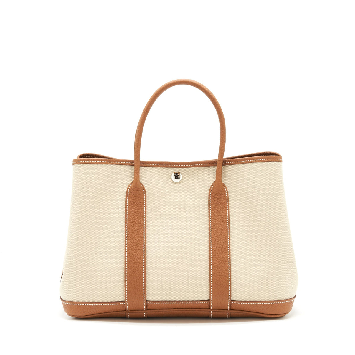 HERMES GARDEN PARTY 30 CANVAS GOLD SHW