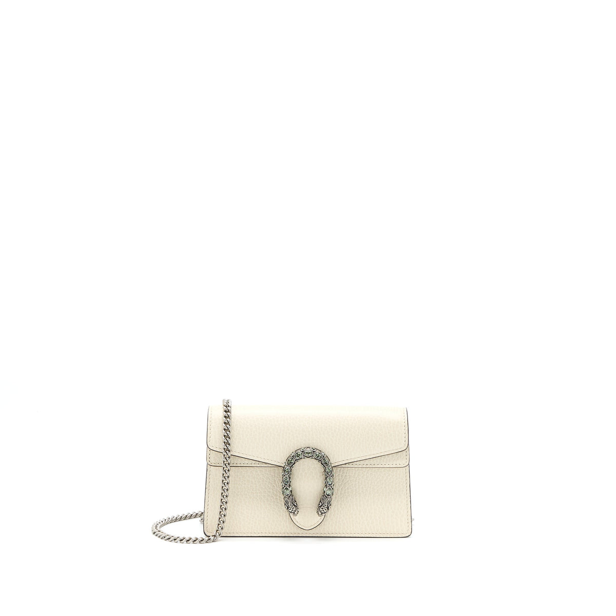 GUCCI SUPER MINI DIONYSUS CALFSKIN WHITE SHW