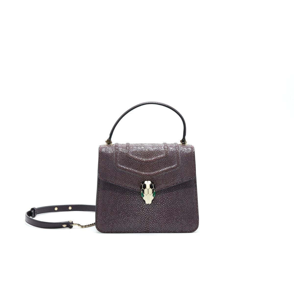 BVLGARI SERPENTI FOREVER CROSSBODY BAG STIGARY PURPLE