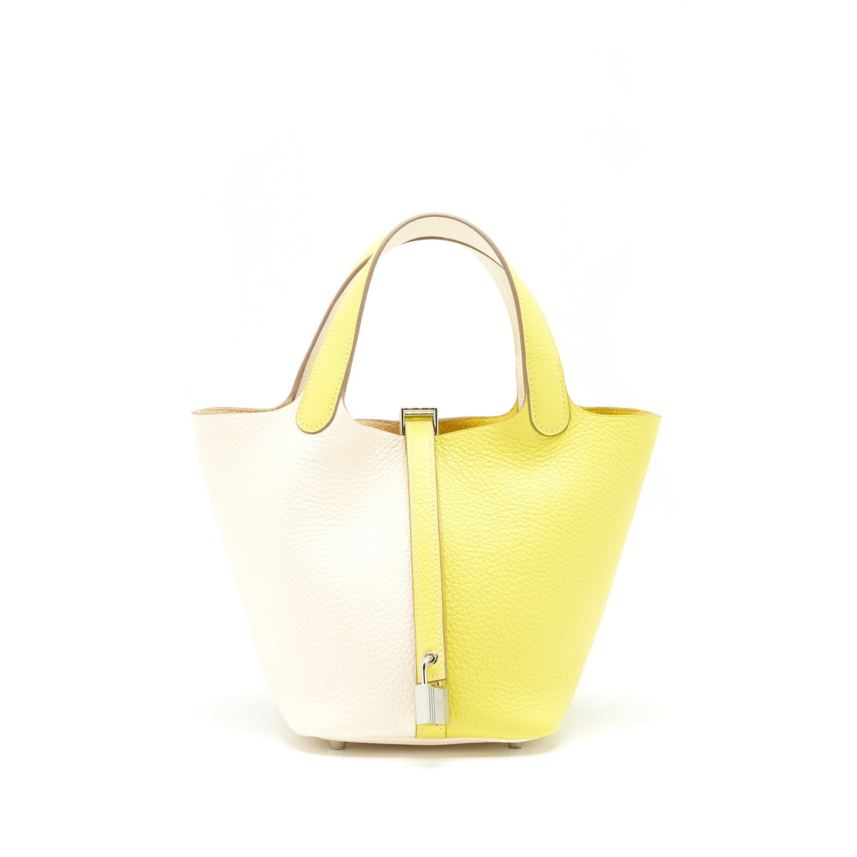 HERMES PICOTIN 18 LOCK BAG LIME/ NATA SHW