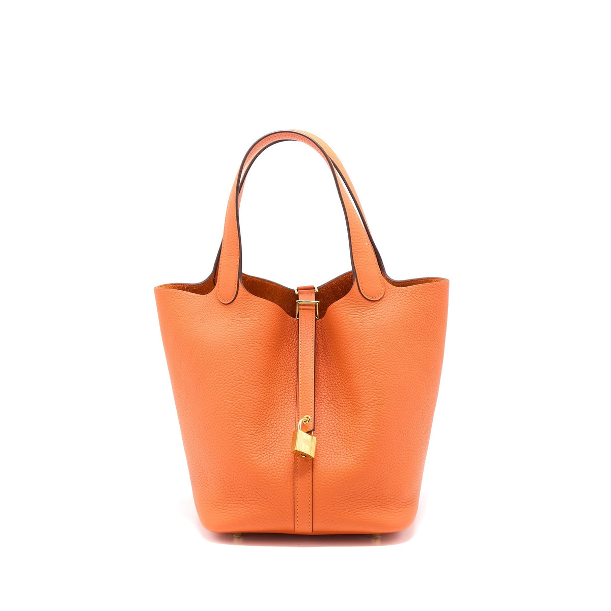 HERMES PICOTIN 22 LOCK BAG CLEMENCE 9J FEU GHW