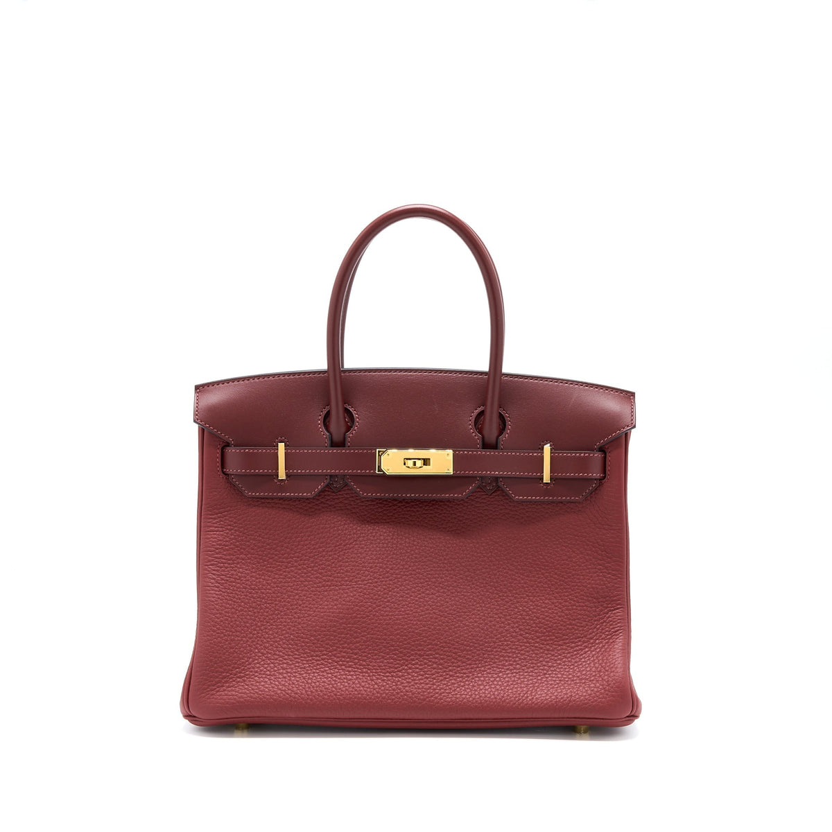 HERMES BIRKIN 30 TOUCH CLEMENCE/SOMBRE ROUGH H GHW