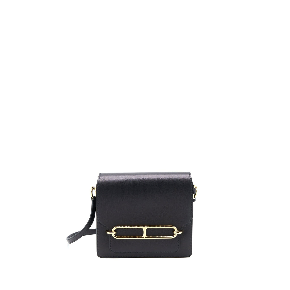 HERMES MINI ROULIS EVERGRAIN BLACK GHW