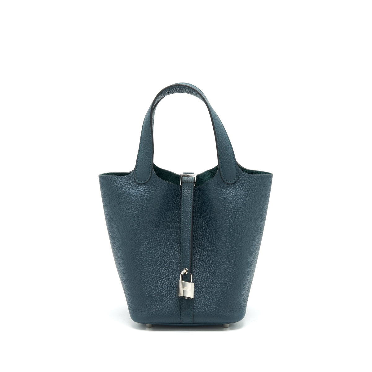 HERMES PICOTIN 18 LOCK BAG 6O VERT CYPRES SHW