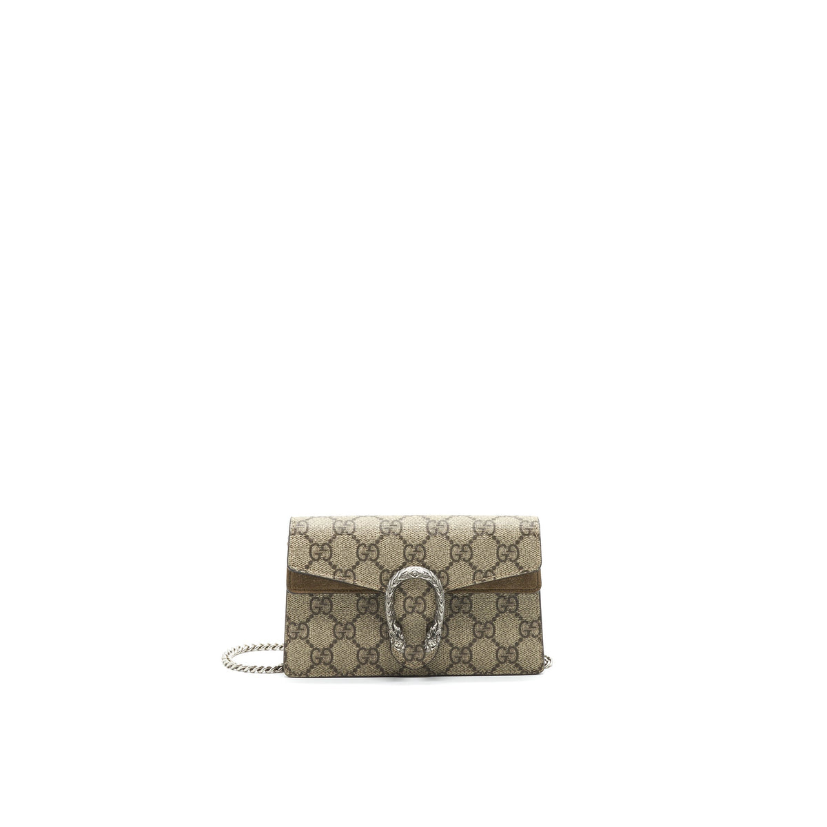 GUCCI DIONYSUS GG SUPREME SUPER MINI BAG BEIGE