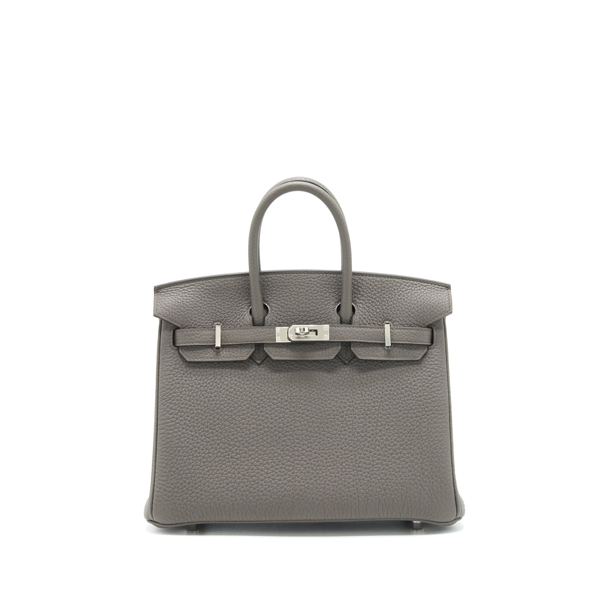 HERMES BIRKIN 25 TOGO GRIS ETAIN SHW