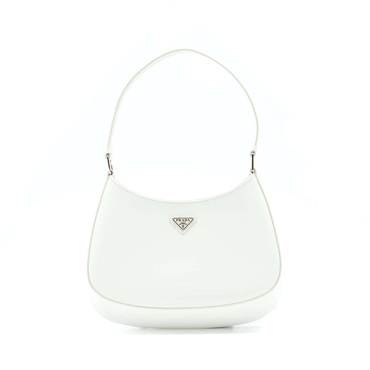 PRADA CLEO BAG CALFSKIN WHITE SHW