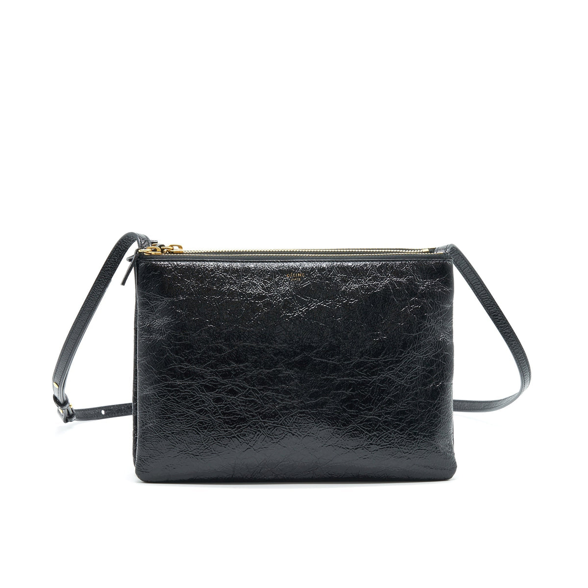 CELINE LARGE TRIO BAG BLACK GHW
