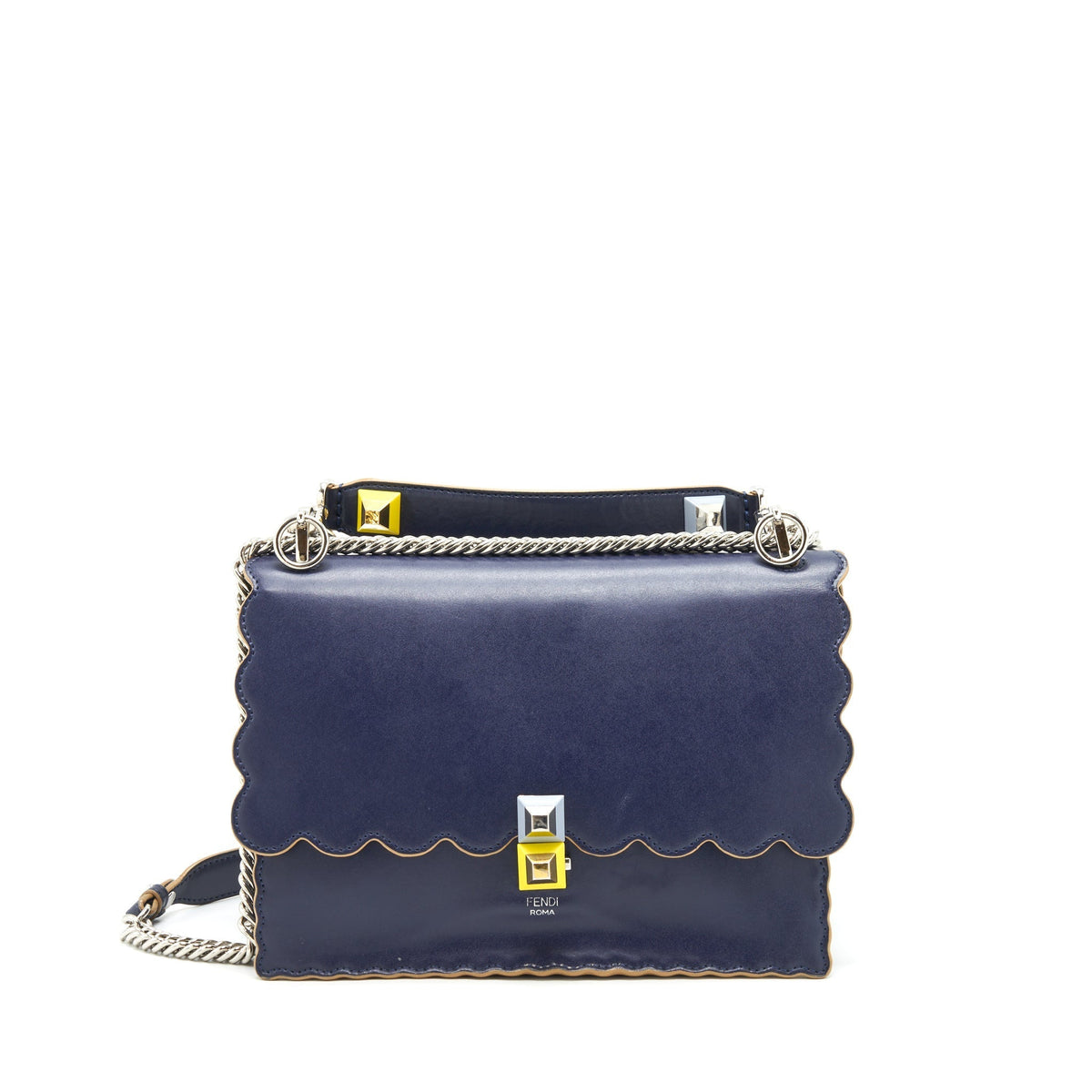 FENDI KAN I BAG NAVY SHW