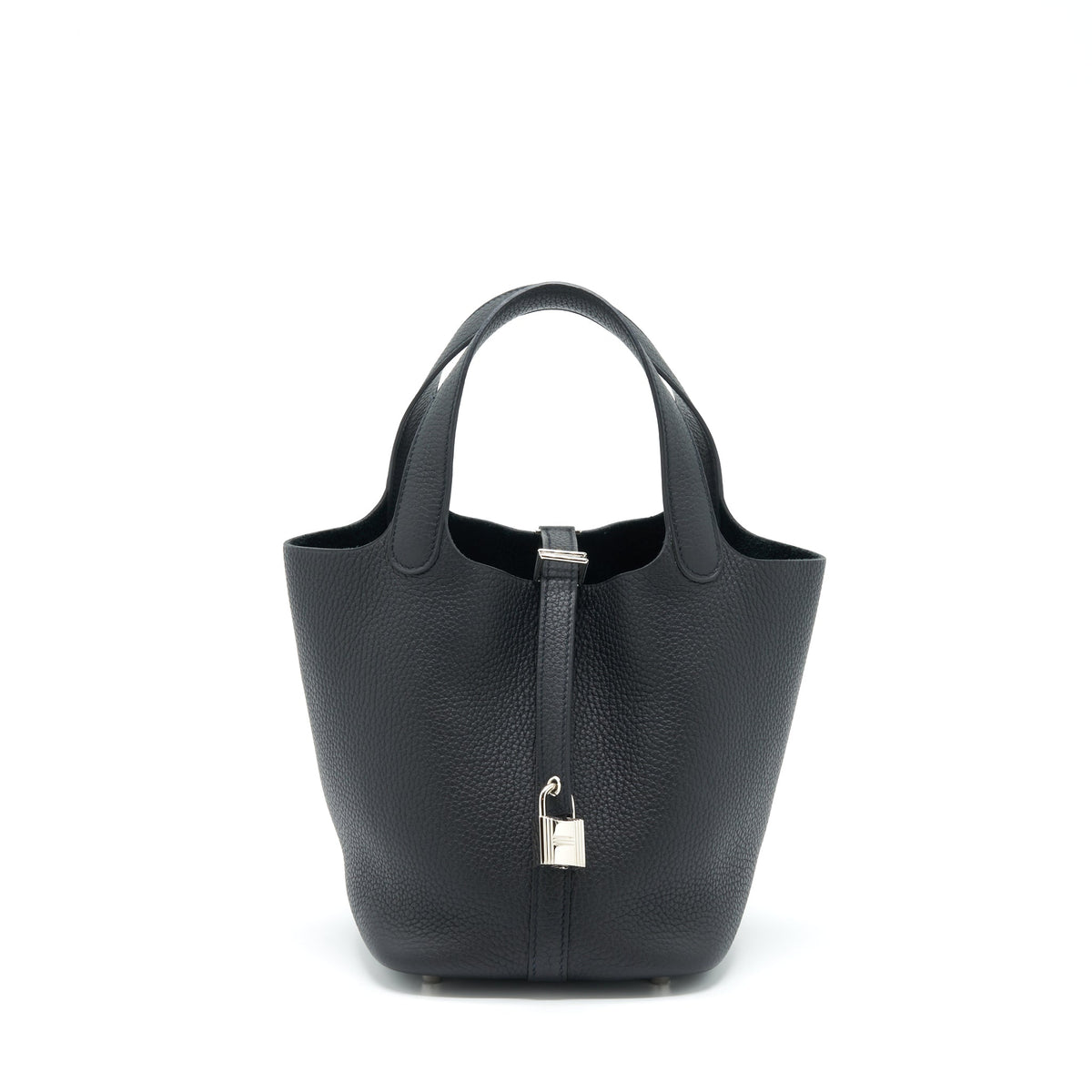 HERMES PICOTIN 18 LOCK BAG BLACK SHW