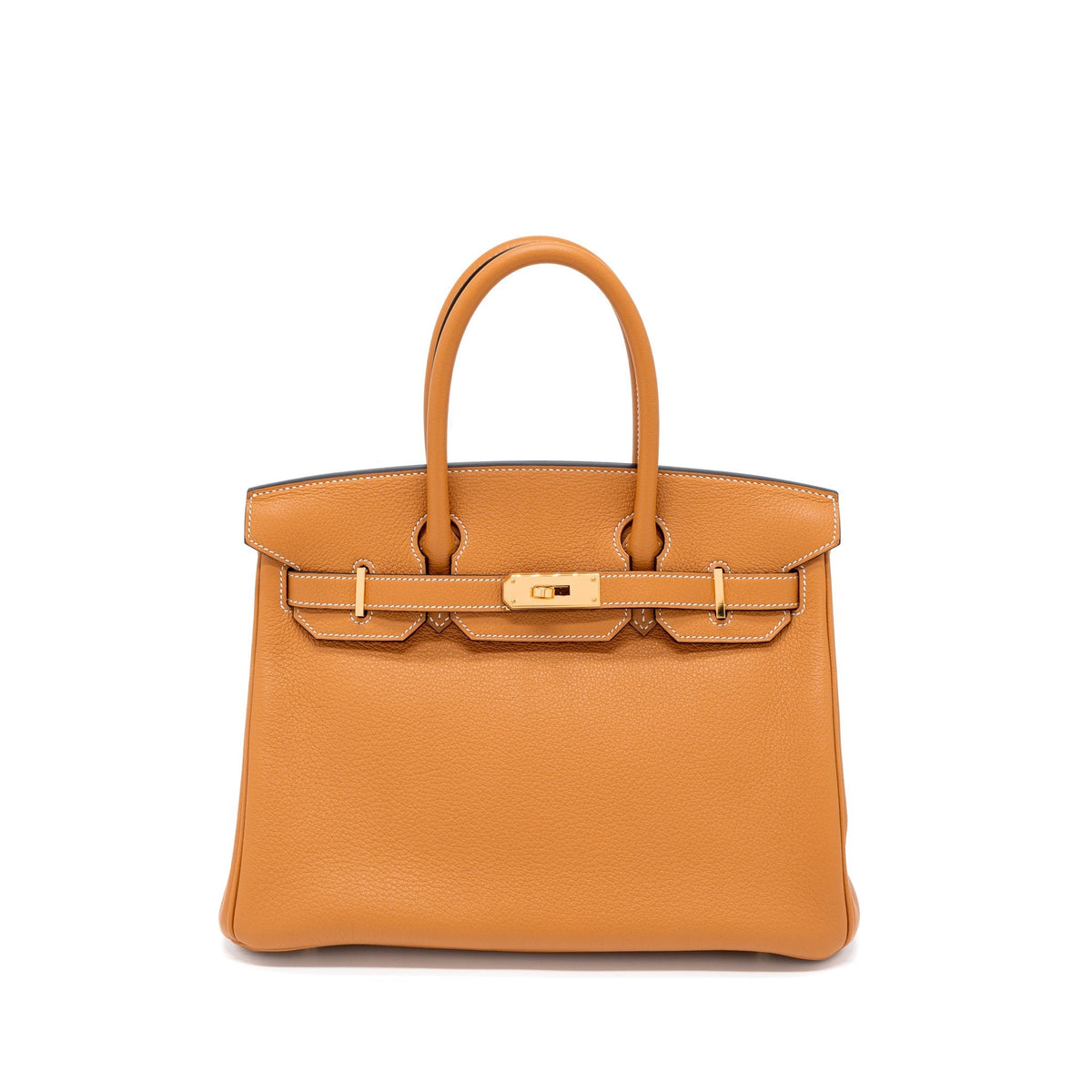 HERMES BIRKIN 30 NOVILLO 1H TOFFEE GHW
