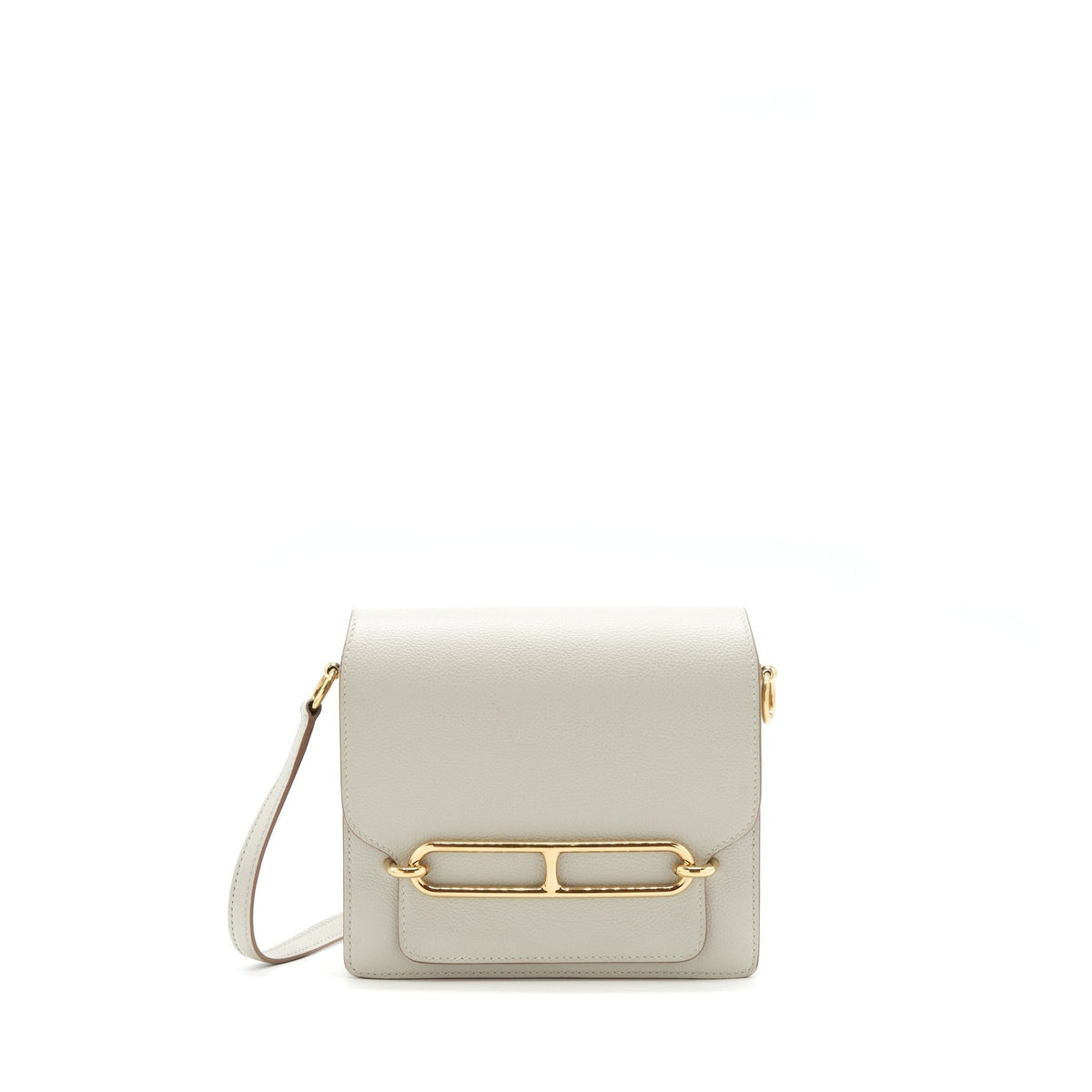 HERMES ROULIS MINI EVERCOLOR GRIS PEARL GHW