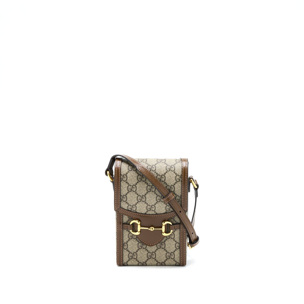 GUCCI HORSEBIT 1955 MINI BAG GG SUPREME GHW