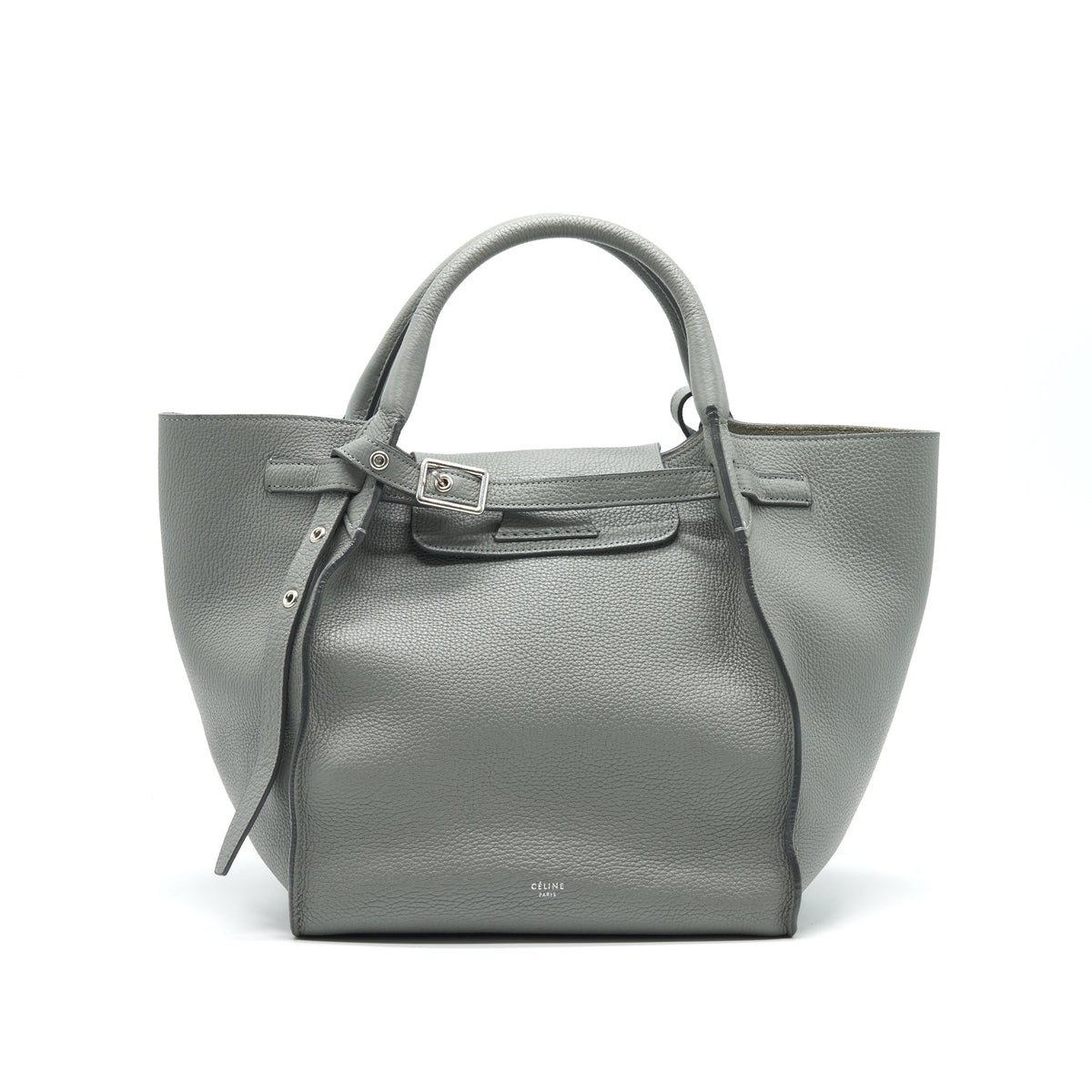 CELINE SMALL BIG BAG WITH LONG STRAP GREY