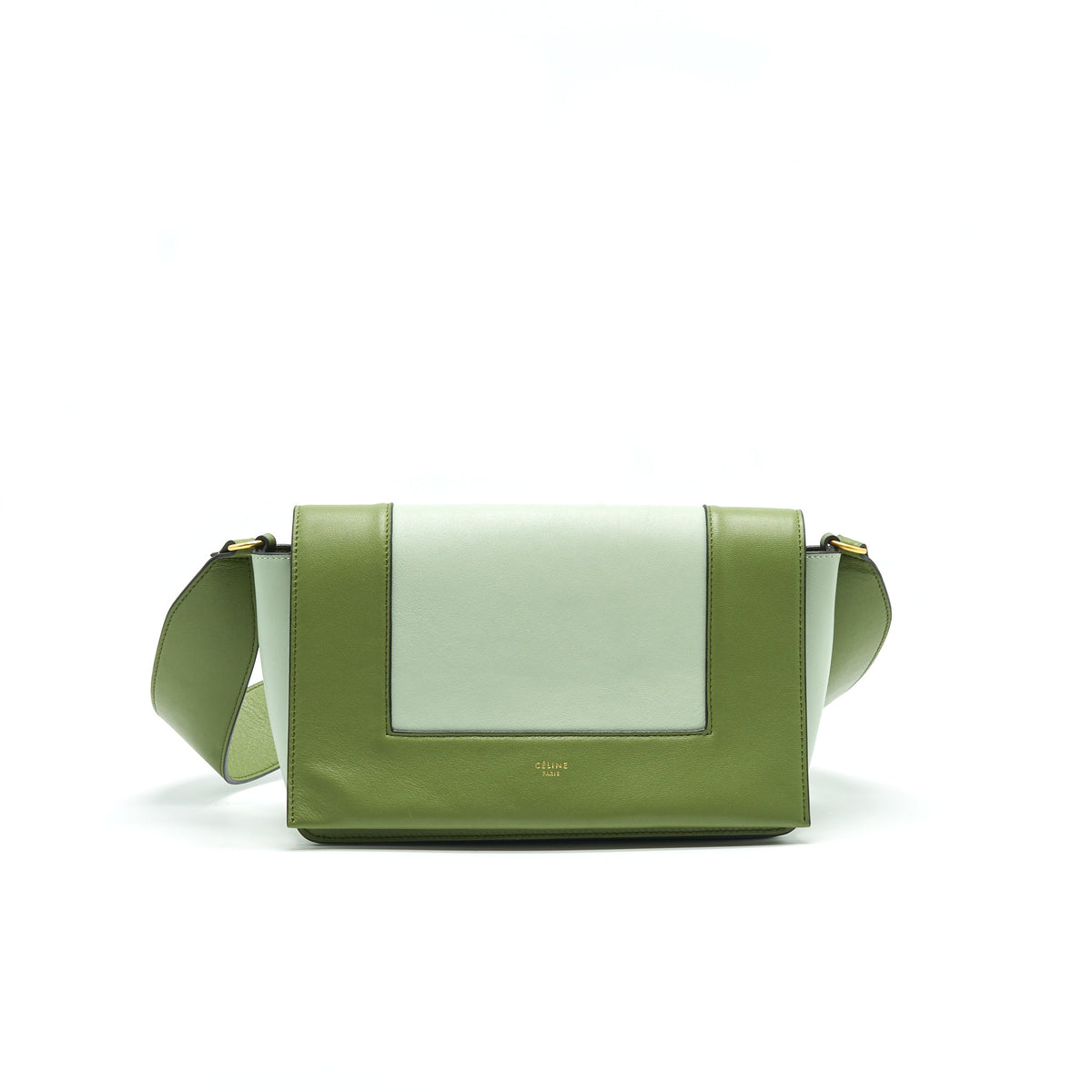 CELINE FRAME BAG SHOULDER BAG GREEN